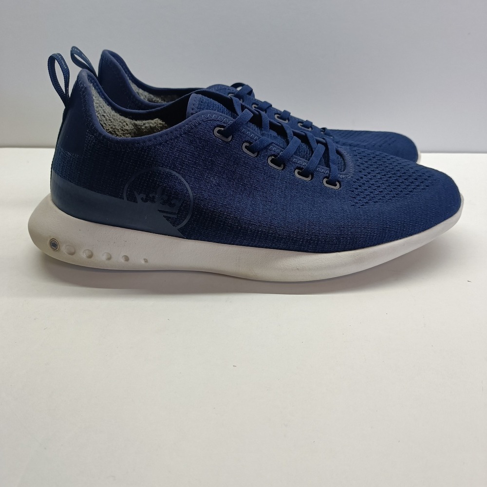 Peter Millar Men's‎ Size 11.5 Blue Knit Athletic Comfort Sneakers MF19EF02